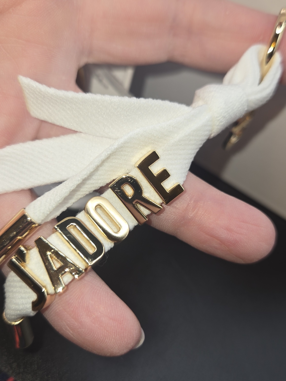 J’adore Mini Perfume Set Charm Keychain Gold Tone Boxed - Picture 6 of 8